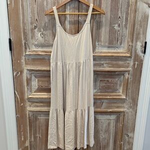 NATION LTD Cream Sleeveless Dress